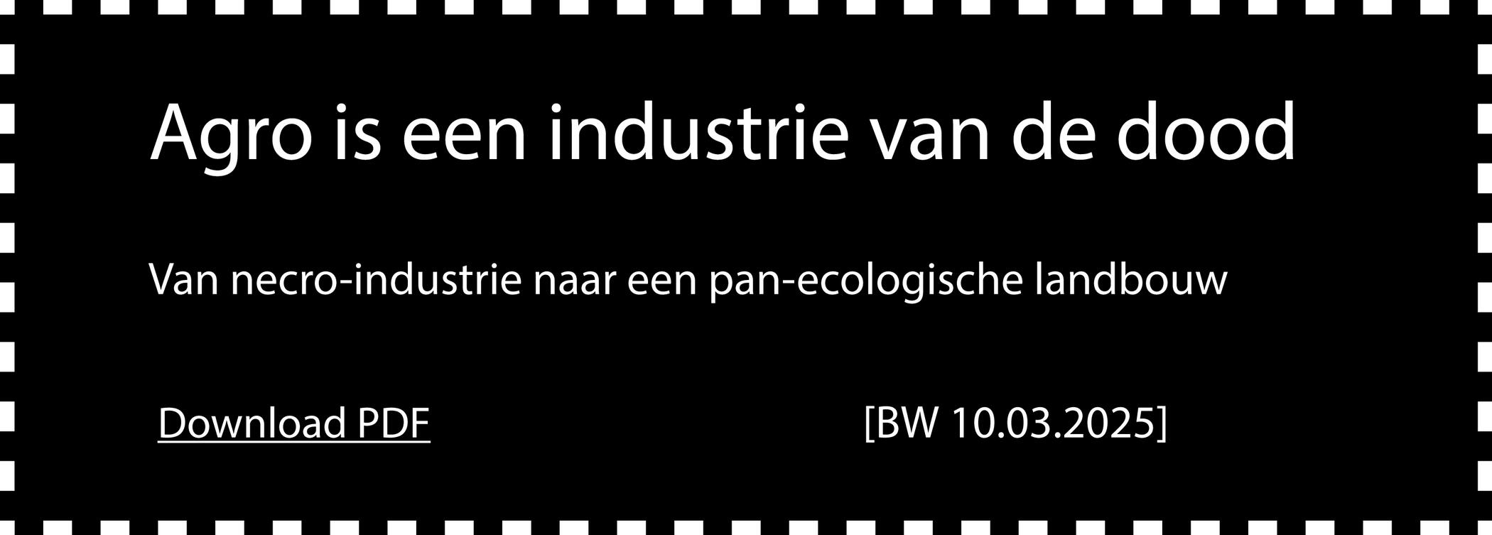 AGRO en de dood