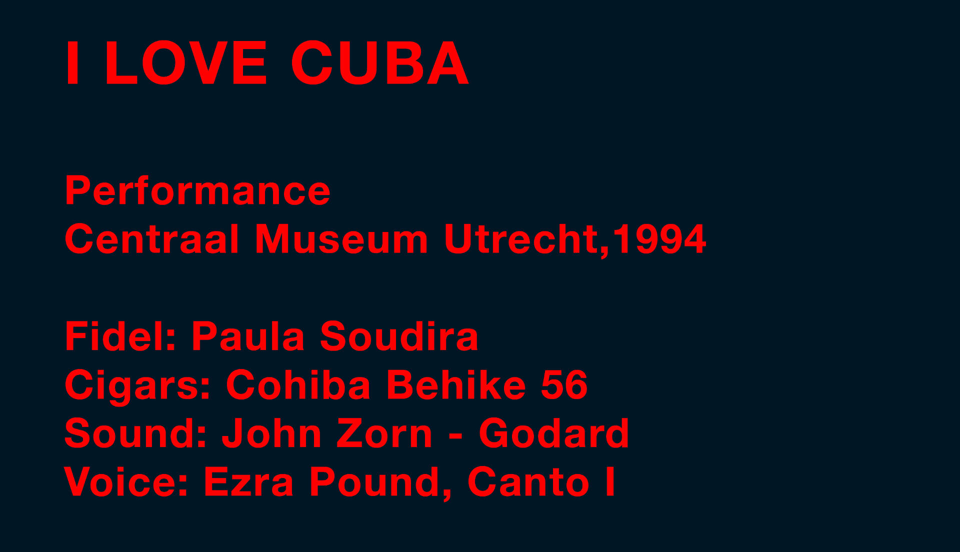 I LOVE CUBA