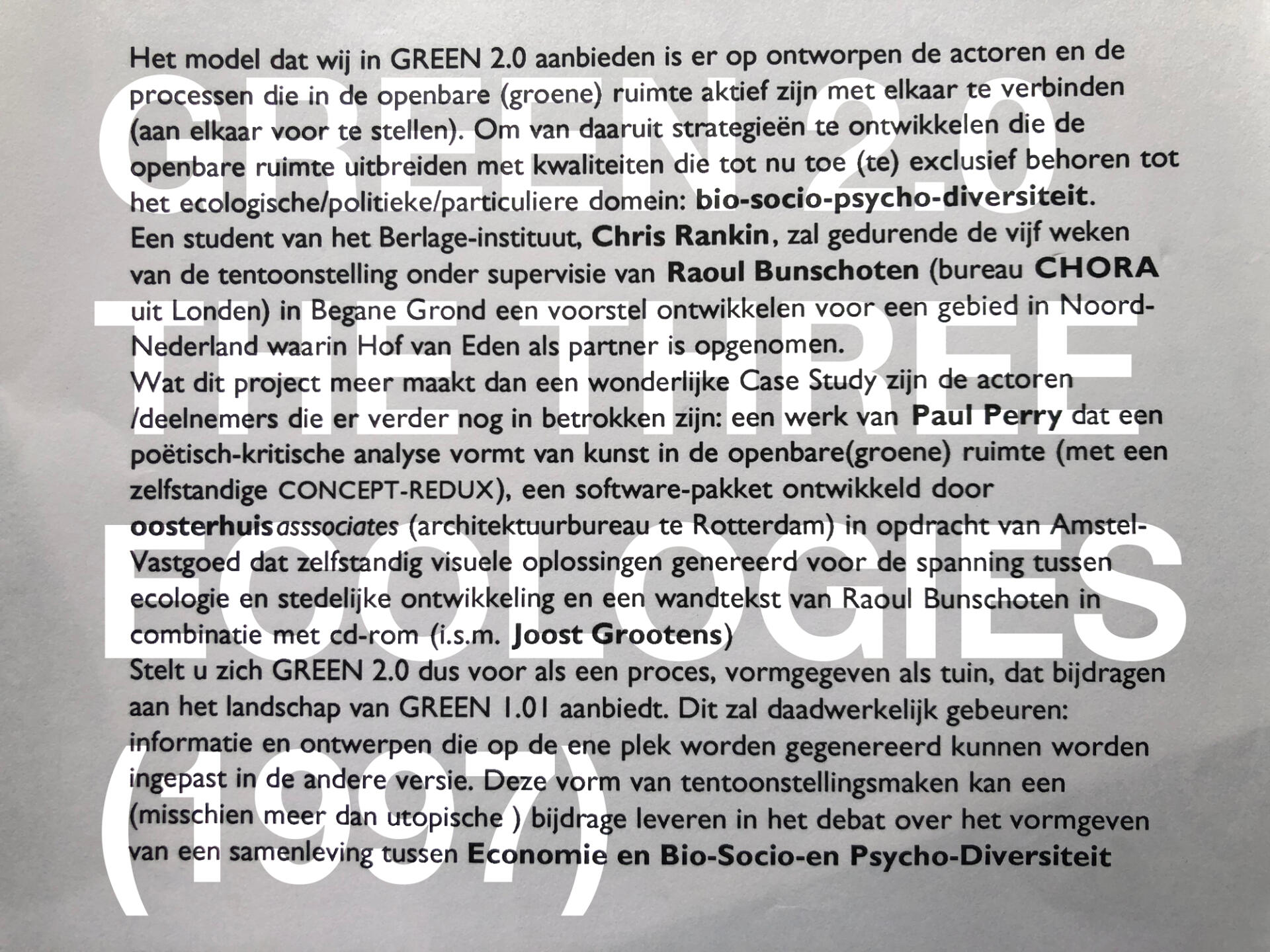 GREEN 2.0 CSHO